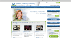 Desktop Screenshot of nationalindemnity.com
